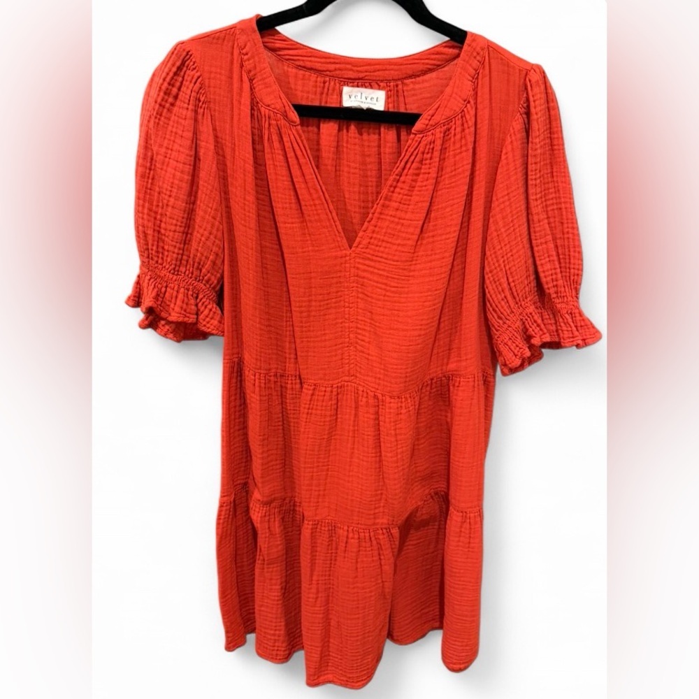 VELVET - women’s bright orange dress